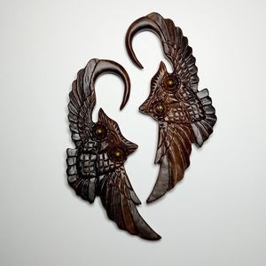 Earrings - Wood Hangers 6G